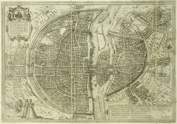 Piano della città di Parigi, 1572