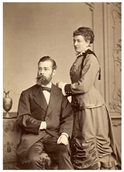 Ritratto di Hermann von Ihering con la sua prima moglie, Anna Maria Clara Belzer Wolf