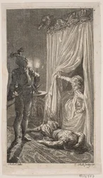 Illustrazione con Scena di Camera da Letto