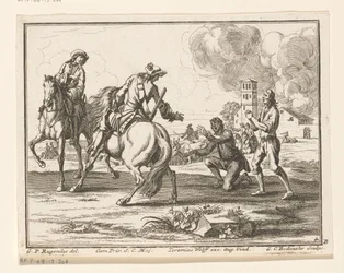 Cavalieri sequestrano bestiame