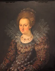 Tedesco: Ritratto di Barbara Sophia von Brandenburg Ritratto di Barbara Sophie di Brandeburgo