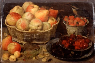 Natura morta con frutta, fine XVI-inizio XVII secolo