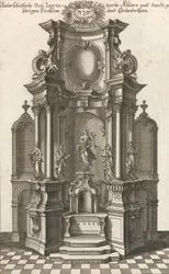 Design per un altare monumentale, Piatto c da 