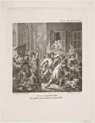 Illustrazione per le commedie di Holberg