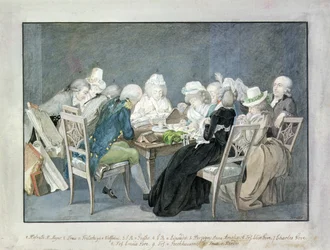 Serata dalla Duchessa Anna Amalia di Sassonia-Weimar, c.1795