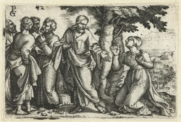 Cristo guarisce la donna con emorragia