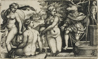 Diana nel bagno