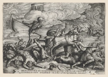 Il Trionfo della Morte sul Tempo, dai Trionfi di Petrarca