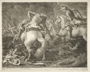 Scaramuccia tra ussari prussiani e ungheresi