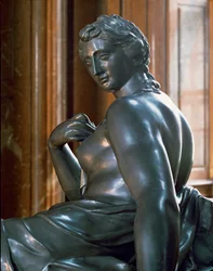 Providentia, una figura della fontana Donner-Brunnen nel centro di Vienna