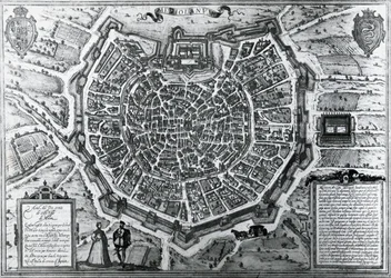 Mappa della città di Milano (1572)