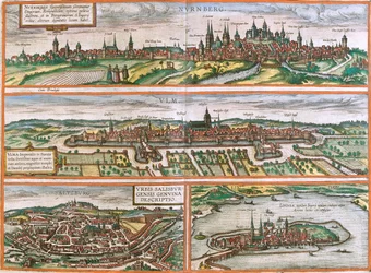 Norimberga, Ulm, Salisburgo, Lindau, Germania, Austria