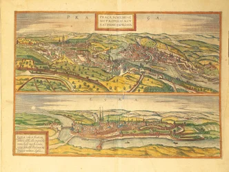 Praga e Cheb, Eger da Civitates Orbis Terrarum