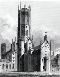 Abbazia di Fonthill da nord-ovest, 