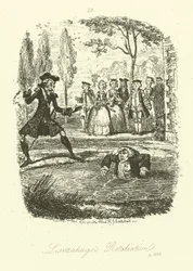 Illustrazione per Humphry Clinker di Tobias Smollett (incisione)