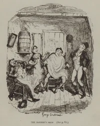 Il negozio del barbiere (incisione)