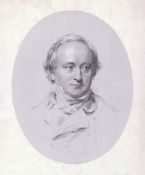 Christian Karl Josias von Bunsen, diplomatico e studioso tedesco (incisione)