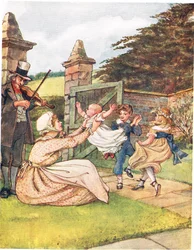 Canzone di danza, illustrazione da 