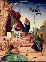 Sante donne al sepolcro di Cristo, dopo Mantegna, 1869