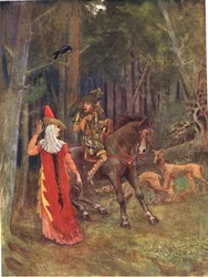 Waldesgesprach, illustrazione da 