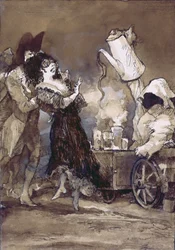Cafe con leche caliente (dopo Goya)