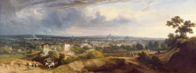 Veduta di Parigi da Montmartre, 1829