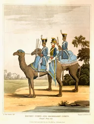 Corpo dei razzi e Corpo dei dromedari, esercito del Bengala 1817, da 