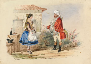 Adina e Dr. Dulcamara, Scena da L