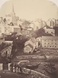 Parte della città e del porto di Tenby