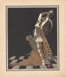 Ida Rubinstein e Vaslav Nijinsky nel balletto Scheherazade