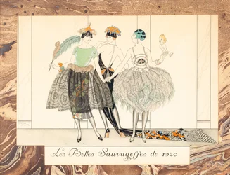 Le belle sauvageffes del 1920, da Le Bonheur du Jour ou, Les Graces à la Mode, 1924