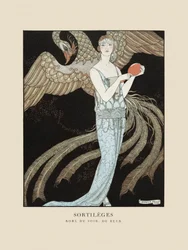 Abito da sera «Sortilèges», De Beer (1922) di George Barbier