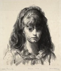 Studio della testa di Anne