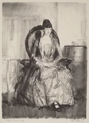 Signora con ventaglio