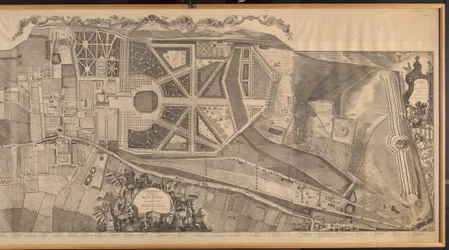 Un Sondaggio Topografico della Parrocchia di Kensington con Piani ed Elevazioni del Palazzo Reale e dei Giardini, Hyde Park e Knightsbridge