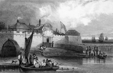 Forte di Tilbury, Essex, inciso da Henry Adlard, c.1832