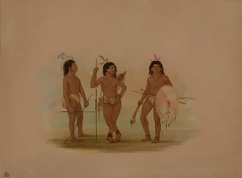 Un Capo Puelchee e Due Giovani Guerrieri, 1854-1869
