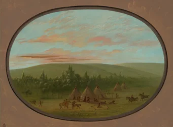 Un villaggio Sioux, 1861-1869