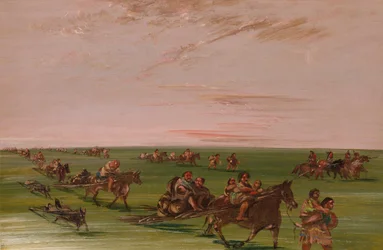 Campo mobile della Banda dei Sioux