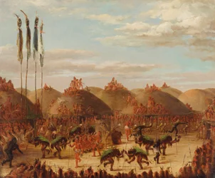 Danza del toro, cerimonia Mandan O-kee-pa