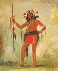 Cáh-be-múb-bee, Colui che Siede Ovunque, un Coraggioso, 1835