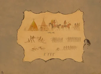 Facsimile di una veste Cheyenne