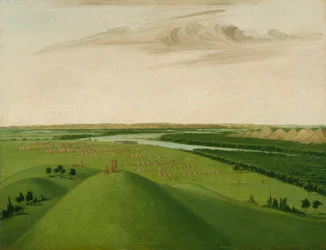 Fort Union, alla foce del fiume Yellowstone, 2000 miglia sopra St. Louis, 1832