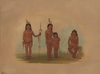 Quattro indiani Goo-a-give, 1854-1869