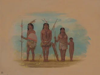 Quattro indiani Xingu, 1854-1869