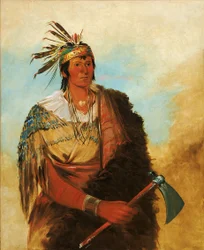 Go-to-ków-páh-ah, Sta da solo, un coraggioso distinto, 1830