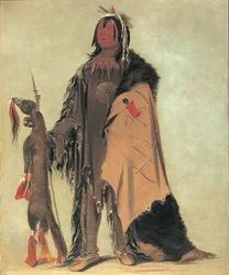 In-ne-ó-cose, Figlio del Bufalo, un Guerriero, 1832