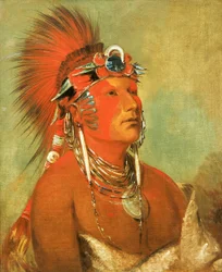 Jee-hé-o-hó-shah, Non può essere abbattuto, un guerriero, 1832