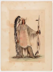 Mah-to-toh-pa, il capo Mandan