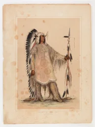 Mah-to-toh-pa, il capo Mandan